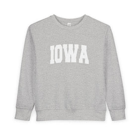 Iowa Toddler Sweatshirt - Iowa Toddler Crewneck Sweatshirt