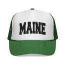 Maine Retro Collegiate Style Trucker Hat-3