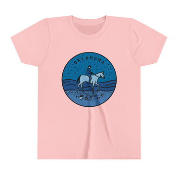 Buy pink Oklahoma Youth T-Shirt - Unisex Kids Oklahoma Shirt