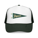 Yosemite National Park Pennant Trucker Hat — Vintage Foam Mesh Cap-4