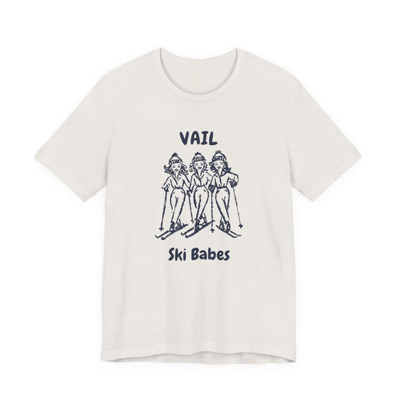 Vail, Colorado Ski Babes T‑Shirt — Retro Skiing Graphic Tee