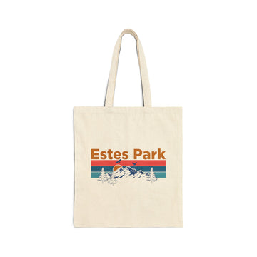 Estes Park, Colorado Tote Bag - Cotton Canvas Estes Park Bag