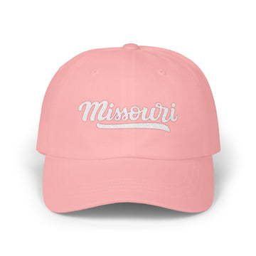 Buy pink Missouri Dad Hat - Embroidered Missouri Classic Dad Cap