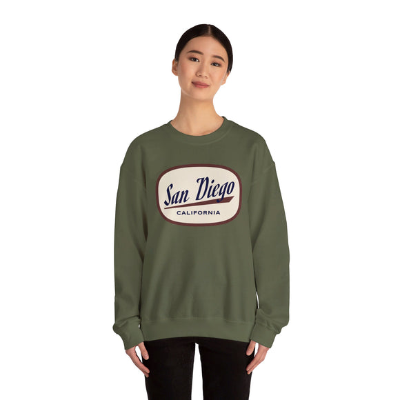 San Diego, California Sweatshirt - Unisex Retro Crewneck San Diego Sweatshirt