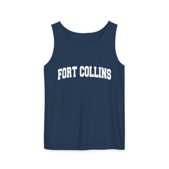 Fort Collins, Colorado Tank Top Unisex | Comfort Colors - 100% Cotton