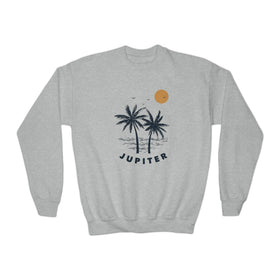 Jupiter, Florida Youth Sweatshirt - Unisex Kid's Jupiter Crewneck Sweatshirt