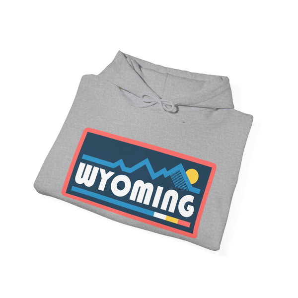 Wyoming Hoodie - Sun Unisex Wyoming Hoodie Graphic Sweatshirt