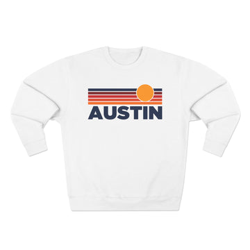 Premium Austin, Texas Sun Graphic Sweatshirt - 0