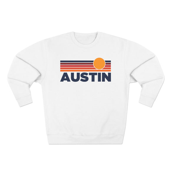 Premium Austin, Texas Sun Graphic Sweatshirt