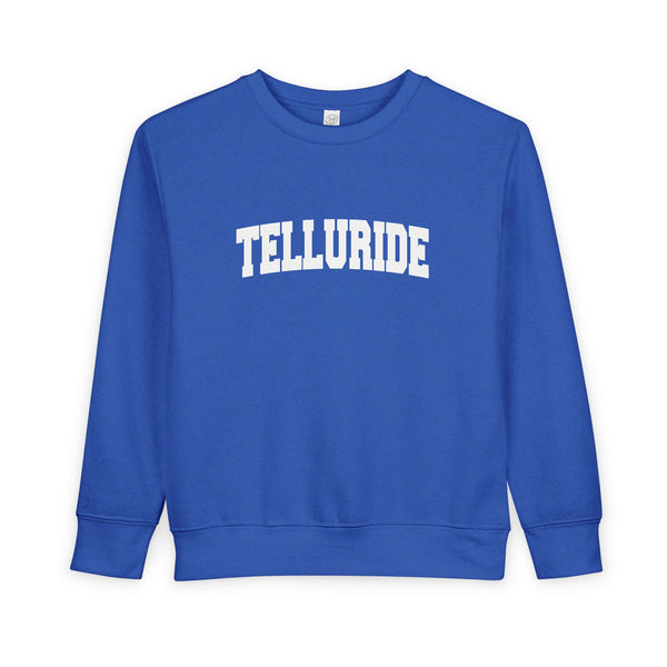 Telluride, Colorado Sweatshirt - Telluride Toddler Crewneck Sweatshirt