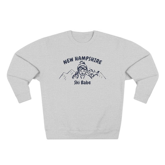 Premium New Hampshire Ski Babe Sweatshirt