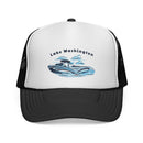Lake Washington Wakeboard Boat Trucker Hat-2