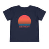 Detroit, Michigan Toddler T-Shirt - Retro 80s Toddler Detroit Shirt