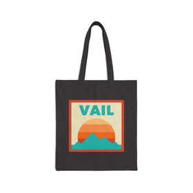 Vail, Colorado Tote Bag, Cotton Canvas Tote Bag, Reusable Shopping Bag, Eco-Friendly Tote, Vail, Colorado Gift