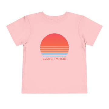 Buy pink Lake Tahoe, California Toddler T-Shirt - Retro 80s Toddler Lake Tahoe Shirt