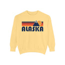 Alaska Mountain Stripes Sweatshirt | Comfort Colors - 100% Cotton-2