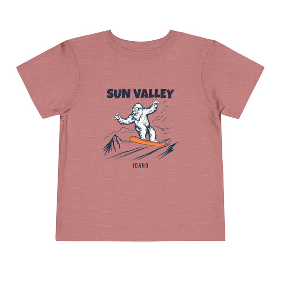 Sun Valley, Idaho Yeti Snowboard Toddler Tee