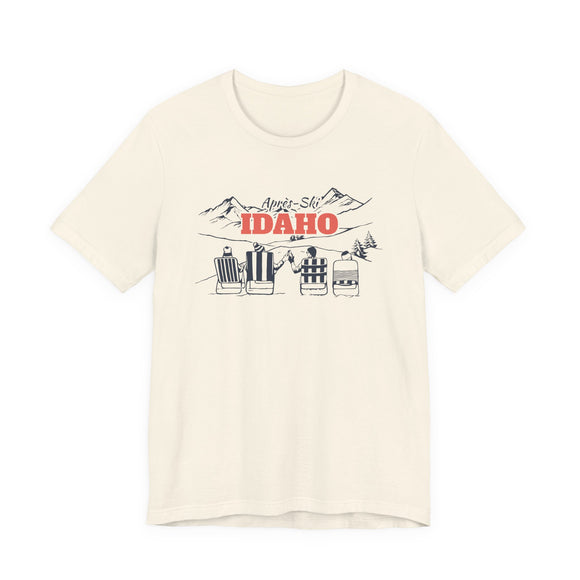 Idaho Après-ski T-Shirt - Vintage Mountain Graphic Tee