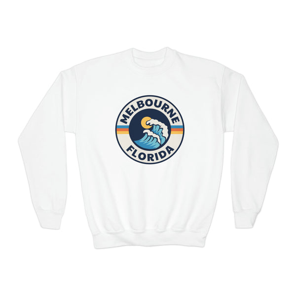 Melbourne, Florida Youth Sweatshirt - Unisex Kid's Melbourne Crewneck Sweatshirt