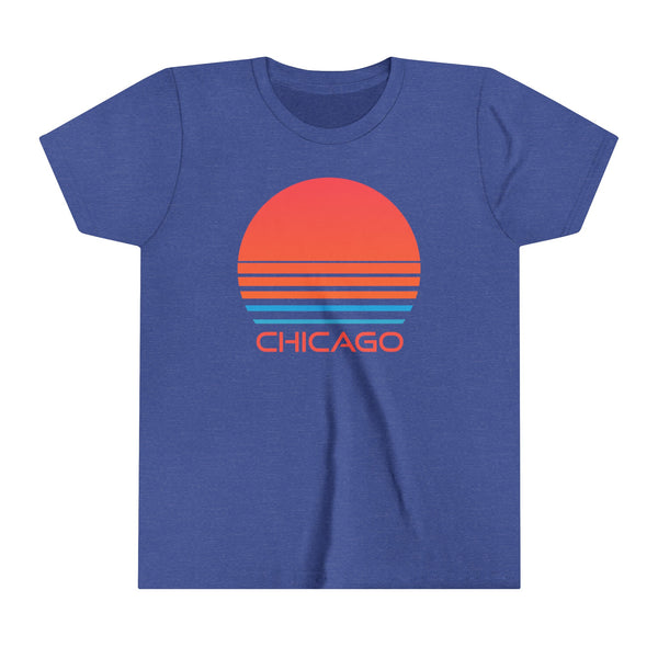 Chicago, Illinois Youth Shirt - Retro 80s Chicago Kid's T-Shirt