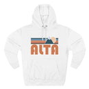 Alta, Utah Hoodie - Retro Mountain Unisex Sweatshirt-2