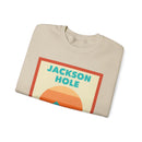 Retro Jackson Hole, Wyoming Sweatshirt, Mountain Sun Design, Unisex Crewneck, Gift for Outdoorsy Friends, Vintage Jumper-16