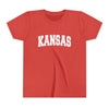 Kansas Youth Graphic Tee - Kids T Shirt