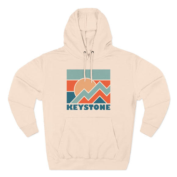 Keystone, Colorado Hoodie - Retro Mountain Unisex Sweatshirt
