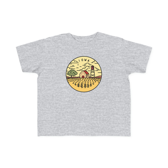 Iowa Toddler T-Shirt - Unisex Toddler Iowa Shirt