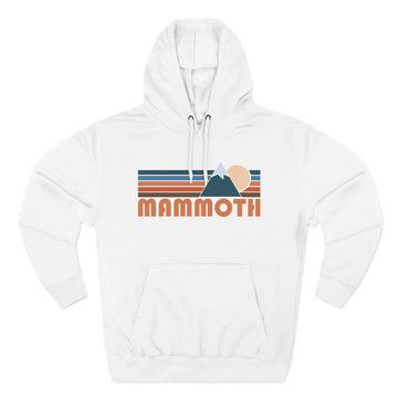 Mammoth, California Hoodie - Retro Mountain Unisex Sweatshirt - 0