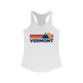 Vermont Women's Racerback Tank Top - Mountain Lover Sleeveless Shirt, Women's Vermont Hiking Tank
