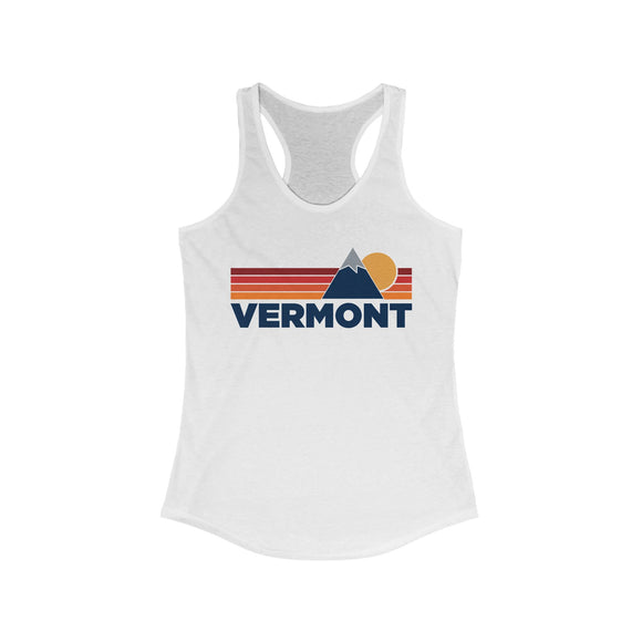 Vermont Women's Racerback Tank Top - Mountain Lover Sleeveless Shirt, Women's Vermont Hiking Tank
