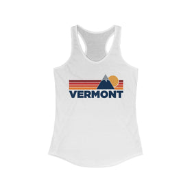 Vermont Women's Racerback Tank Top - Mountain Lover Sleeveless Shirt, Women's Vermont Hiking Tank