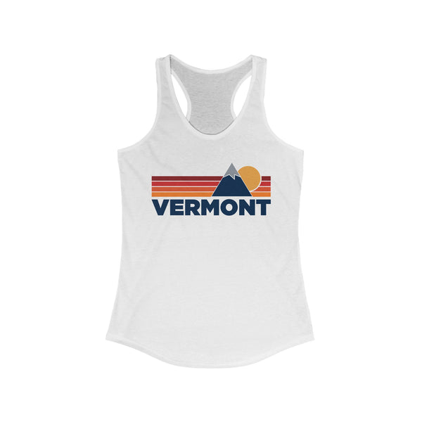 Vermont Women's Racerback Tank Top - Mountain Lover Sleeveless Shirt, Women's Vermont Hiking Tank