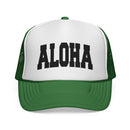 Aloha Retro Collegiate Style Trucker Hat-3