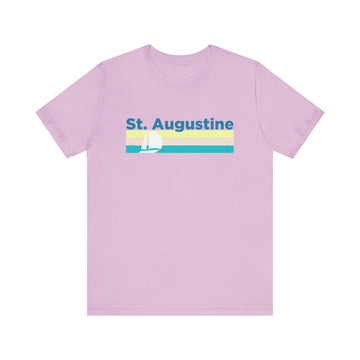 Buy lilac St Augustine, Florida T Shirt - Sailboat Graphic Tee