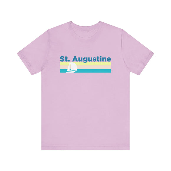 St Augustine, Florida T Shirt - Sailboat Graphic Tee