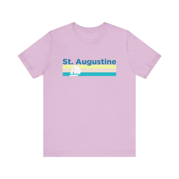 St Augustine, Florida T Shirt - Sailboat Graphic Tee
