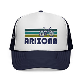 Buy dark-navy Arizona Retro Bike Trucker Hat - Vintage Style Arizona Cap