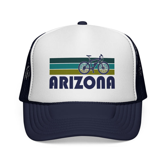 Arizona Retro Bike Trucker Hat - Vintage Style Arizona Cap