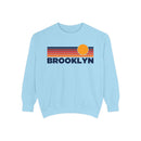 Brooklyn, New York Sunset Stripes Sweatshirt | Comfort Colors - 100% Cotton-5