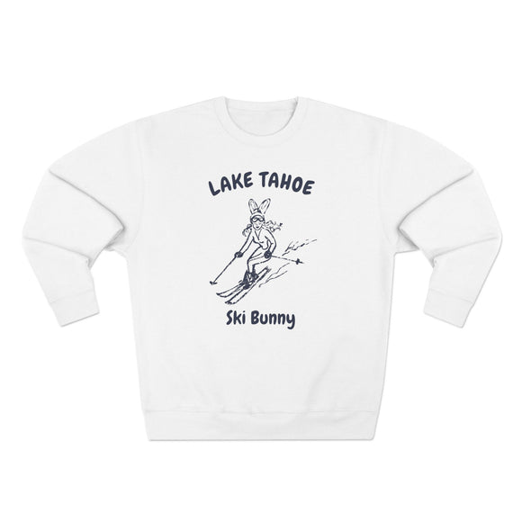 Premium Lake Tahoe, California Ski Bunny Sweatshirt