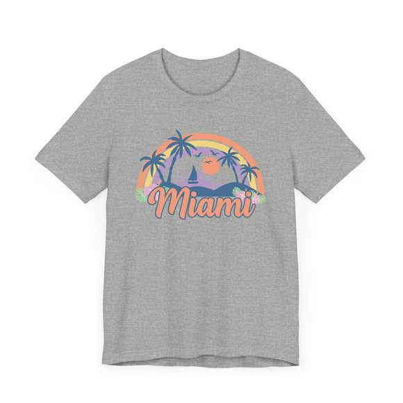Miami, Florida T-Shirt - Retro Beach Unisex Miami Shirt