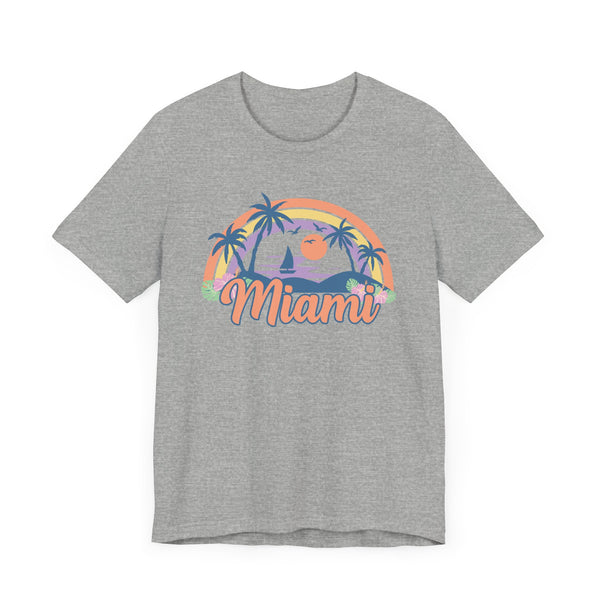 Miami, Florida T-Shirt - Retro Beach Unisex Miami Shirt