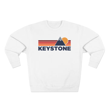 Premium Keystone, Colorado Mountain Lines Graphic Sweatshirt - 0