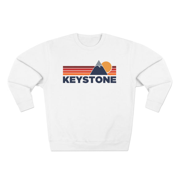 Premium Keystone, Colorado Mountain Lines Graphic Sweatshirt