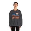 Golden, Colorado Sweatshirt Retro Mountains, Golden Unisex Graphic Crewneck