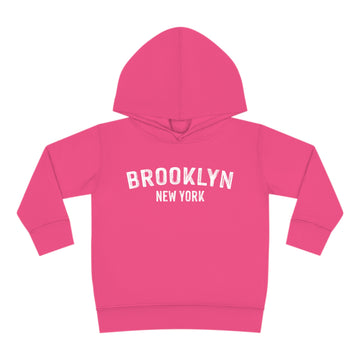 Buy vintage-hot-pink Brooklyn, New York Toddler Hoodie