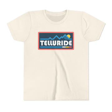 Telluride, Colorado Youth Graphic Tee - Kids Telluride T Shirt - 0