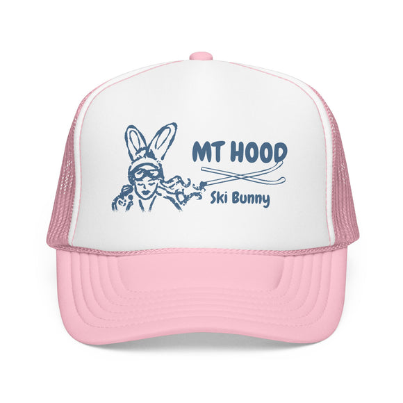 Mt Hood, Oregon Ski Bunny Trucker Hat